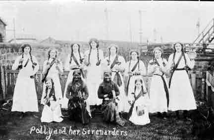 Picture of Wooler, "Polly and her Serenaders"