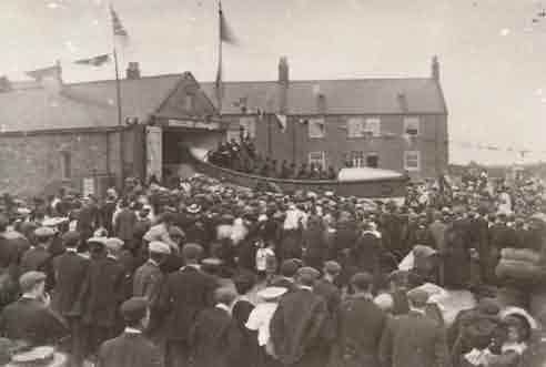 Picture of Newbiggin-by-the-Sea, Launching the "Ada Lewis"