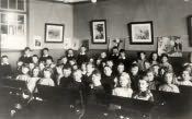 Bedlington, West End Junior School class - Click for bigger image