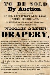 Sale by Auction of Woollen & Linen Drapery - Click for bigger image