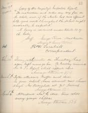 Wark County First School, Log Book - Click for bigger image