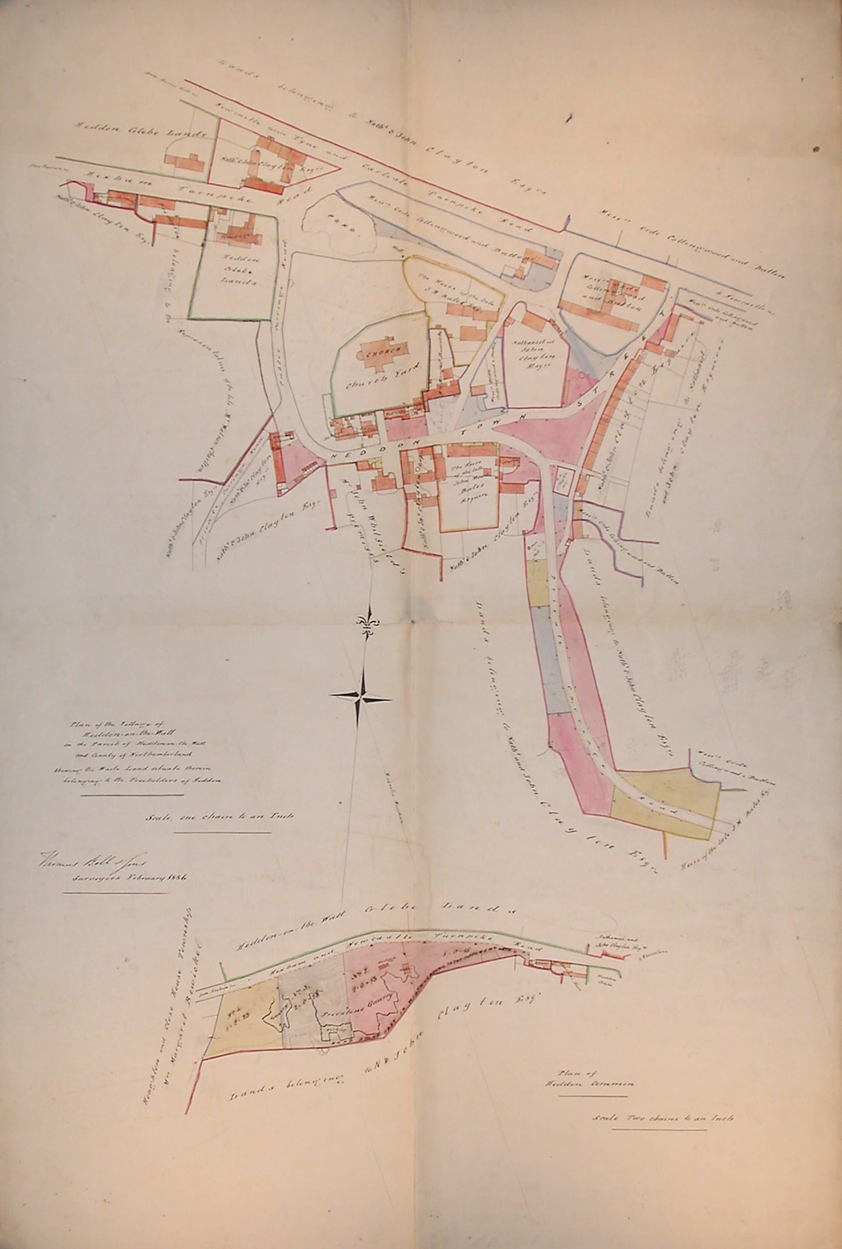 Picture of Plan of Heddon-on-the-Wall
