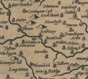 Speed's map of Northumberland - Click for bigger image