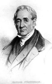 Wylam, Portrait of George Stephenson - Click for bigger image