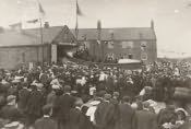 Newbiggin-by-the-Sea, Launching the "Ada Lewis" - Click for bigger image