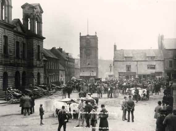 Picture of Morpeth, Market Place Scene