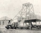 Ellington, Sinkers at the Colliery Pithead - Click for bigger image