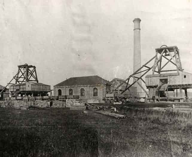 Picture of Ellington, View of Colliery Pithead and Railway