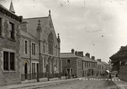 Picture of Amble, High Street with Wesleyan Methodist Chapel