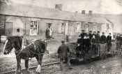 Falstone, Plashetts Boys and Coal Wagons - Click for bigger image