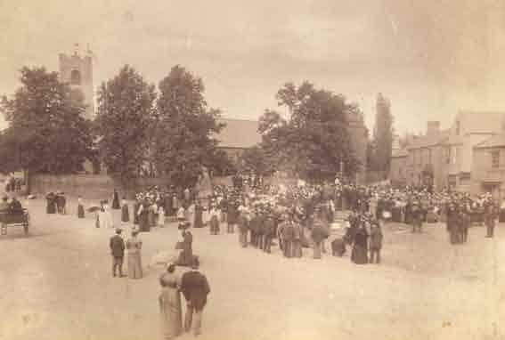 Picture of Corbridge, Market Place Gathering