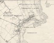 OLD ORDNANCE SURVEY MAP NEWBIGGIN BY THE SEA 1896 OLD COBLE INN WOODHORN DEMESNE 