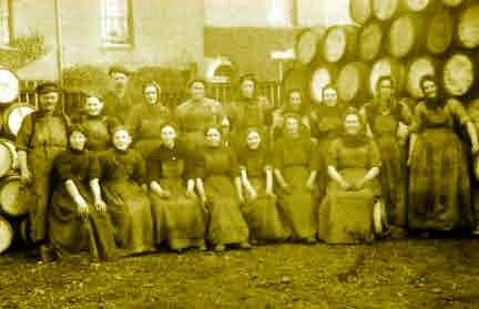 Picture of Craster, Fisherwomen Pose for the Camera