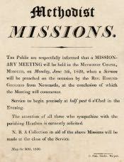 Notice of Methodist Missionary Meetings - Click for bigger image