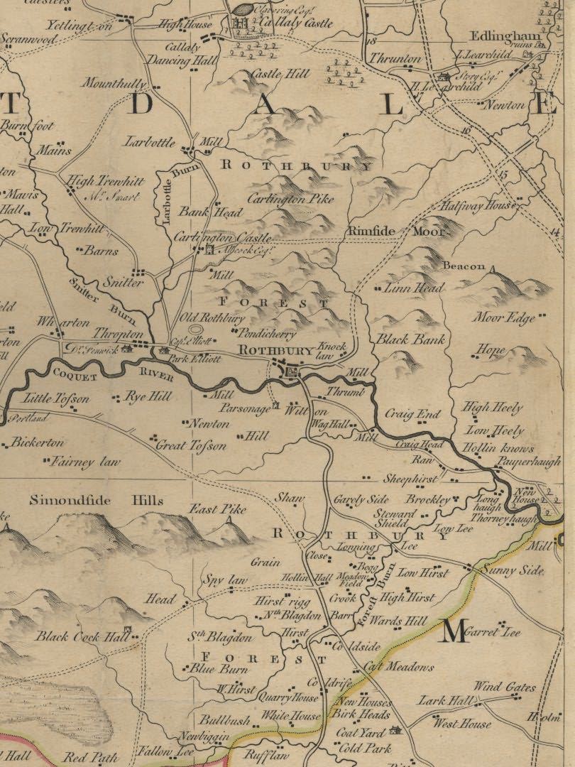 Picture of Armstrong's Map of Northumberland