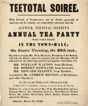 Alnwick Teetotal Society's Teetotal Soiree - Click for bigger image