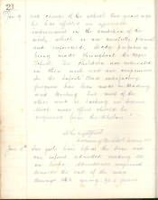 Scremerston County First School, Log Book - Click for bigger image