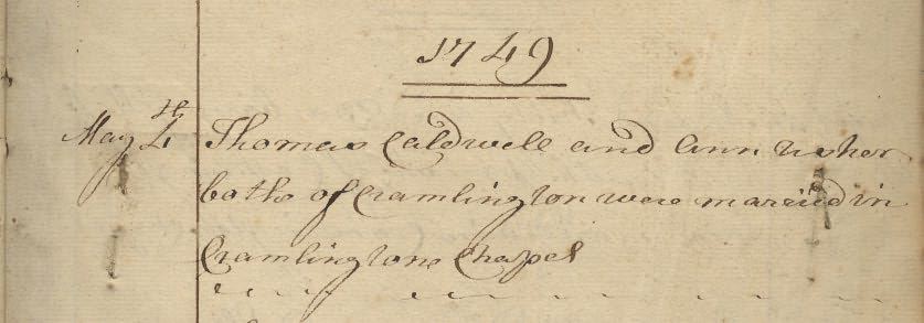 Picture of Cramlington St. Nicholas's Marriage Register