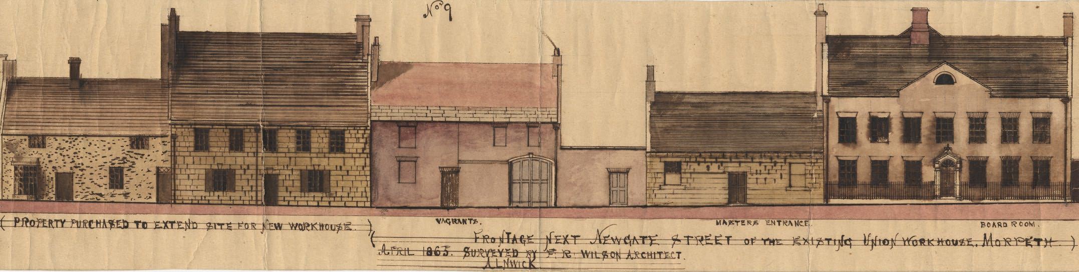 Picture of Morpeth Union Workhouse Plan