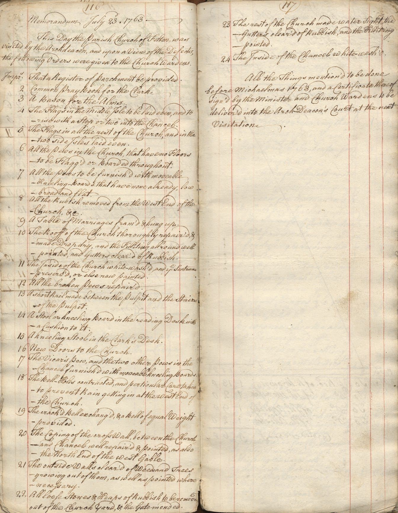Picture of Felton St. Michael's Churchwardens' Account Book