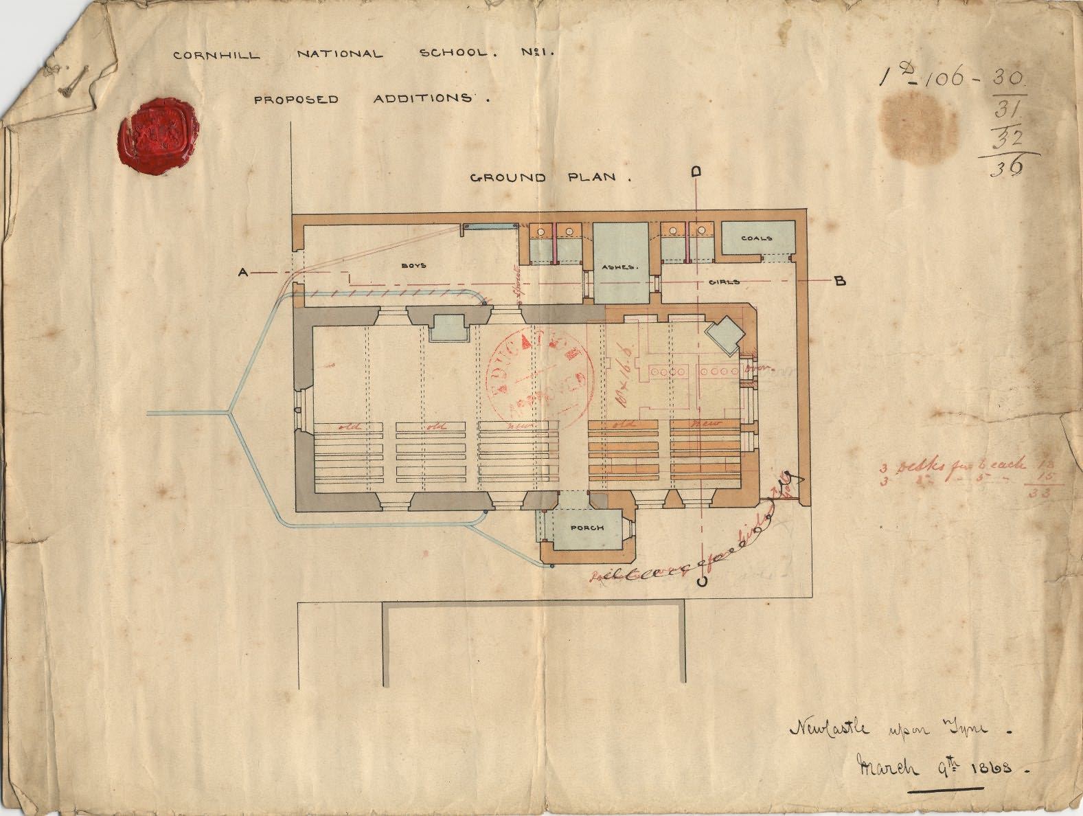 Picture of Cornhill National School Building Plan