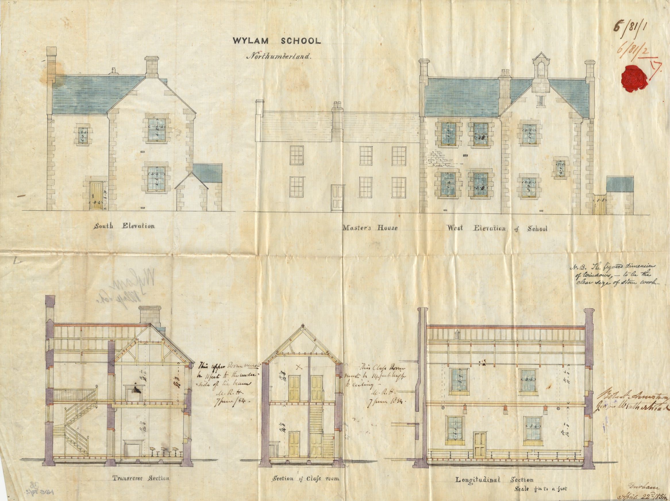 Picture of Wylam Colliery British School Building Plan