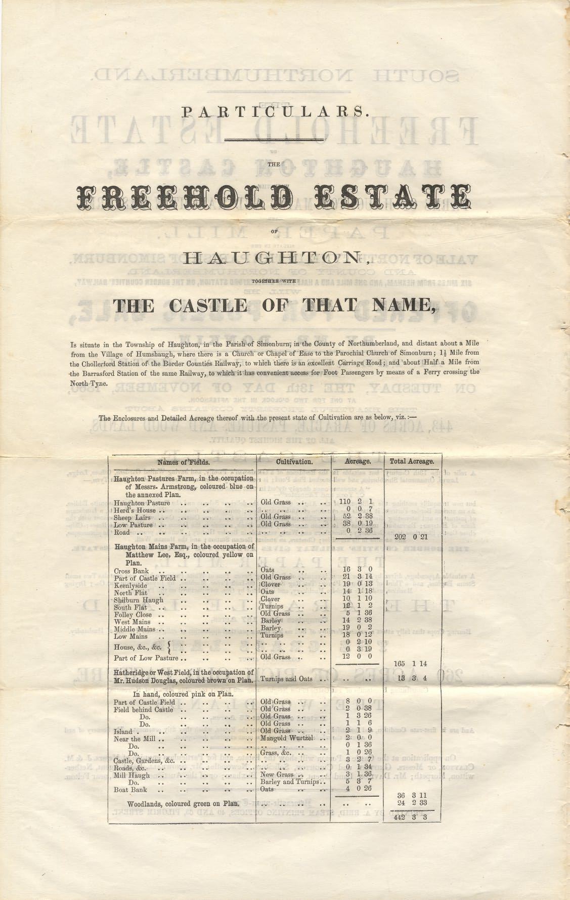 Picture of Haughton Castle Sale Catalogue