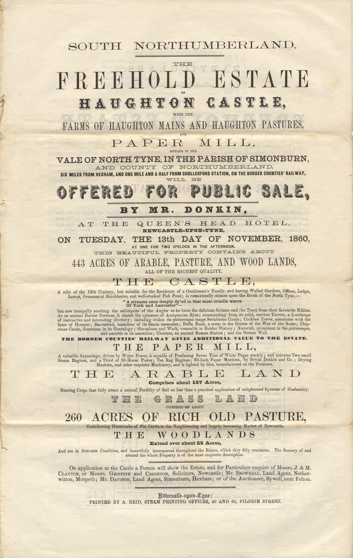 Picture of Haughton Castle Sale Catalogue