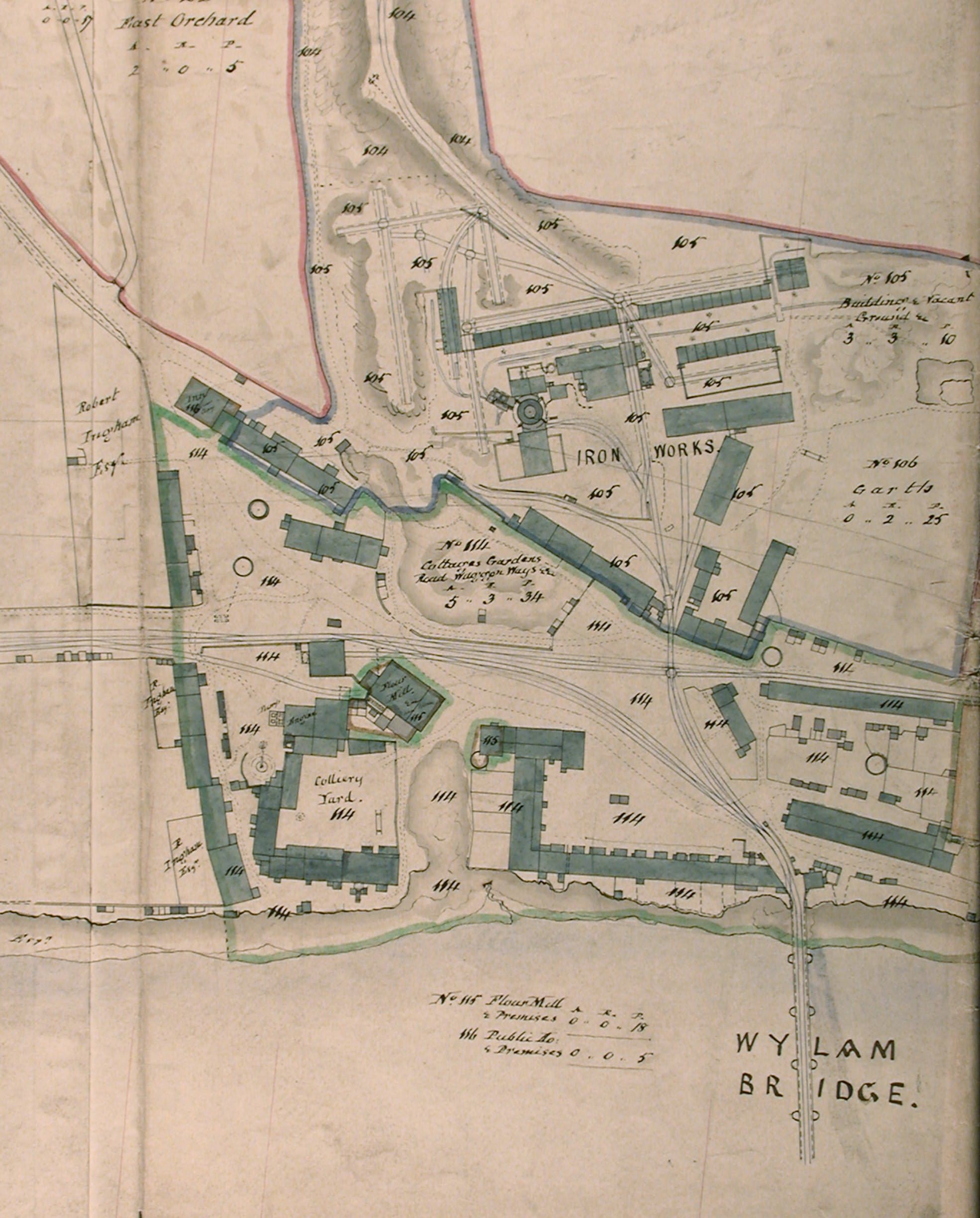 Picture of Plan of Wylam Estate