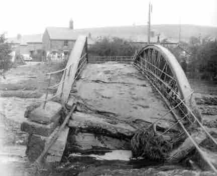 Picture of Wooler, Weetwood Bridge Damaged by Flood