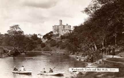 Picture of Warkworth, Castle and Mill Walk