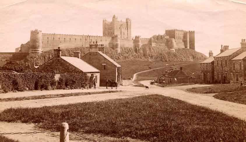 Picture of Bamburgh Castle and Village