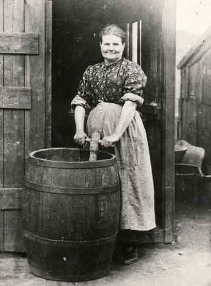 Picture of Cramlington, Mrs. Dormand with her washing