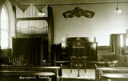 Picture of Acomb, interior of the Methodist Chapel