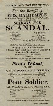 Poster, Theatrical Performances at Felton - Click for bigger image