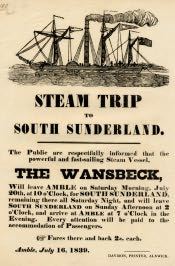 Poster for Steam Ship Trip from Amble - Click for bigger image