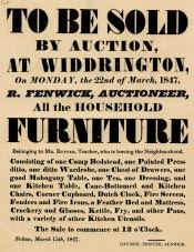 Household Furniture Sale Notice - Click for bigger image