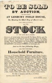 Sale by Auction at Lesbury Field House - Click for bigger image