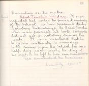 Stannington County First School, Minute Book - Click for bigger image