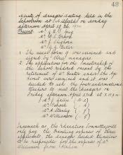 Milfield County First School, Log Book - Click for bigger image