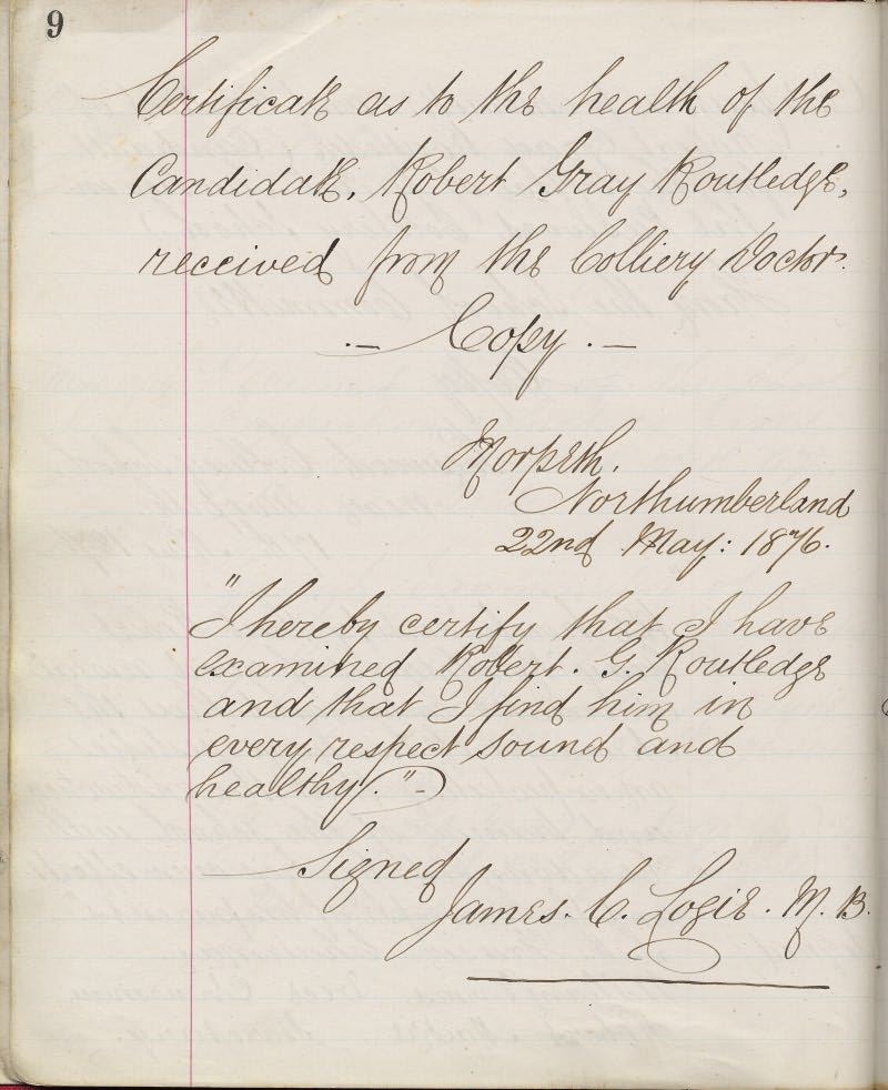 Picture of Pegswood County First School, Log Book