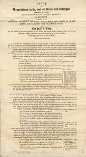 Port of Blyth Regulations and Charges - Click for bigger image